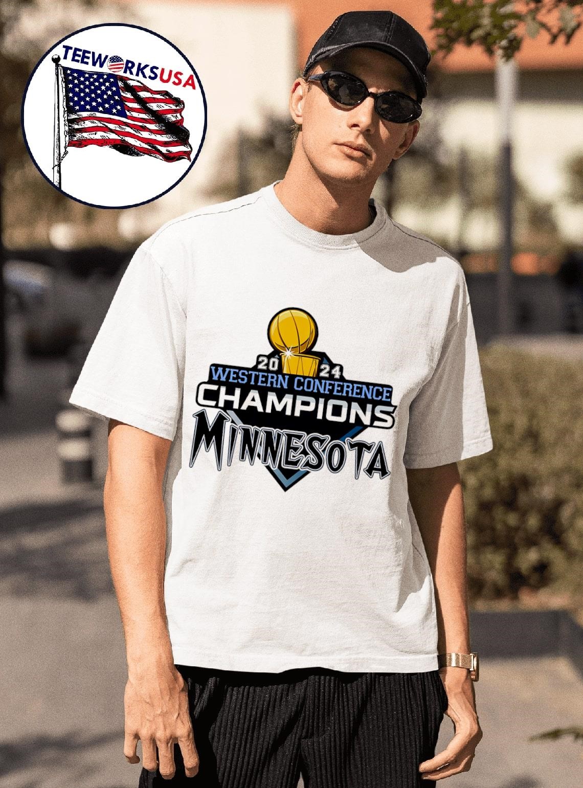 Minnesota Timberwolves 2024 Western Conference Champions shirt hoodie sweater longsleeve and V neck T shirt