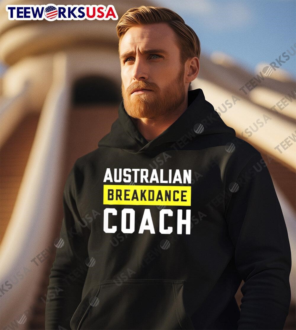 Australian breakdancing costume coach break dancer matching shirt