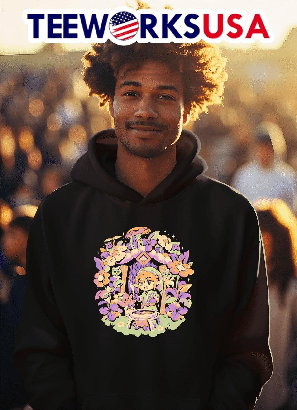 Link The Legend of Zelda Brave Garden shirt, hoodie, sweater 