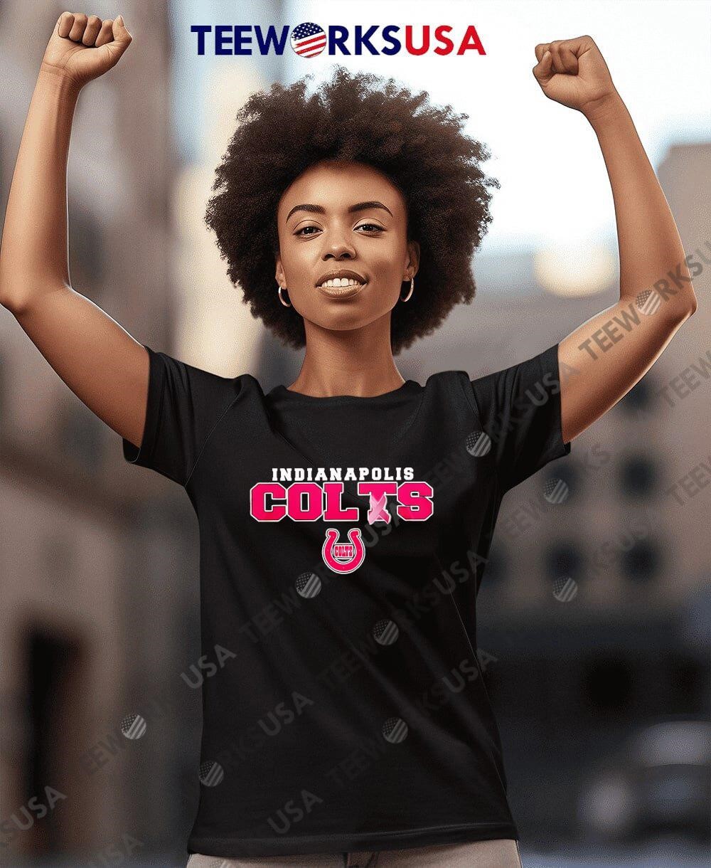 Indianapolis Colts Football Pink Out Tackle Breast Cancer New Design shirt hoodie sweater longsleeve and V neck T shirt