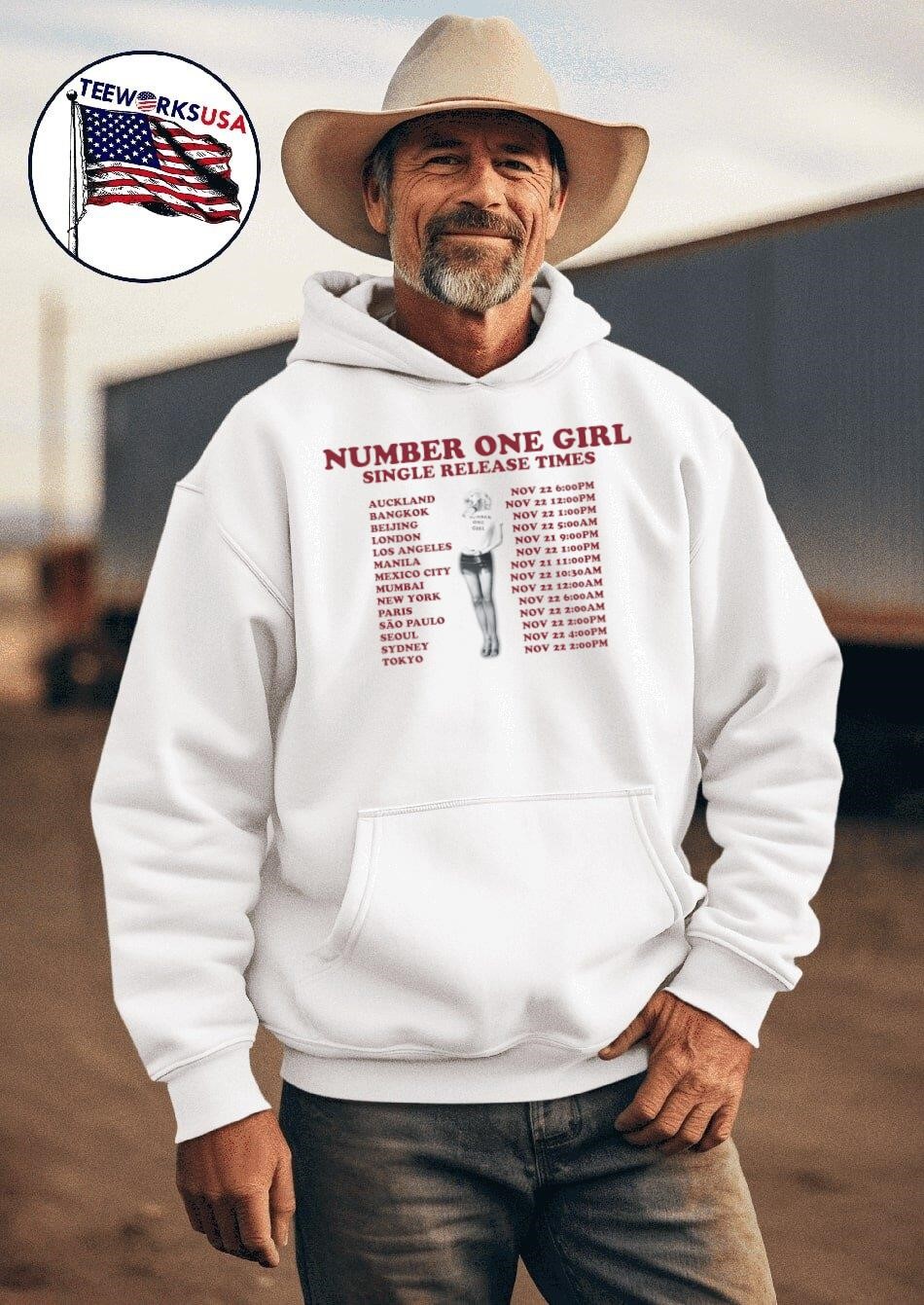 ROSE NUMBER ONE GIRL Tシャツ　ホワイト White Number One Girl T-Shirt | Rose - BlackPink - Fashion