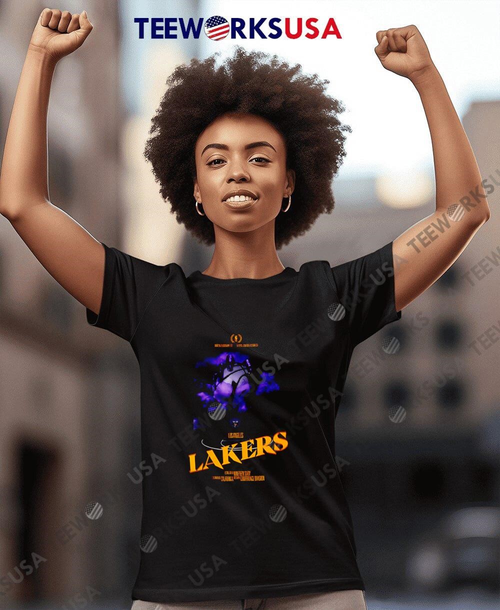 los angeles lakers courtside t shirt