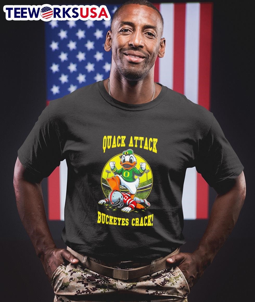 Quack attack Buckeyes crack Oregon Ducks mascot shirt, hoodie 