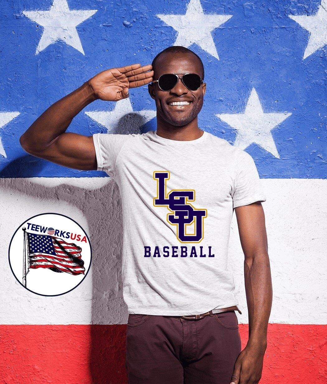 lsu raglan shirt