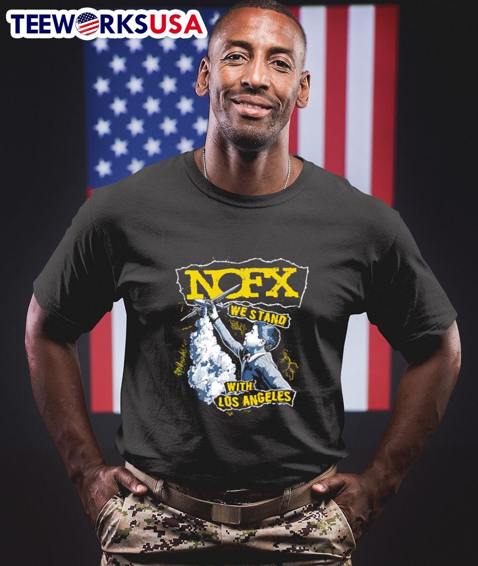 何でも揃う Fire Nofx Relief shirt Angeles Los With Stand We Nofx ミュージシャン