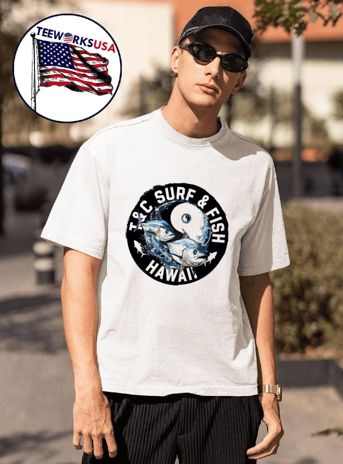 T C surf twin fin Hawaii shirt hoodie sweater longsleeve and V neck T shirt