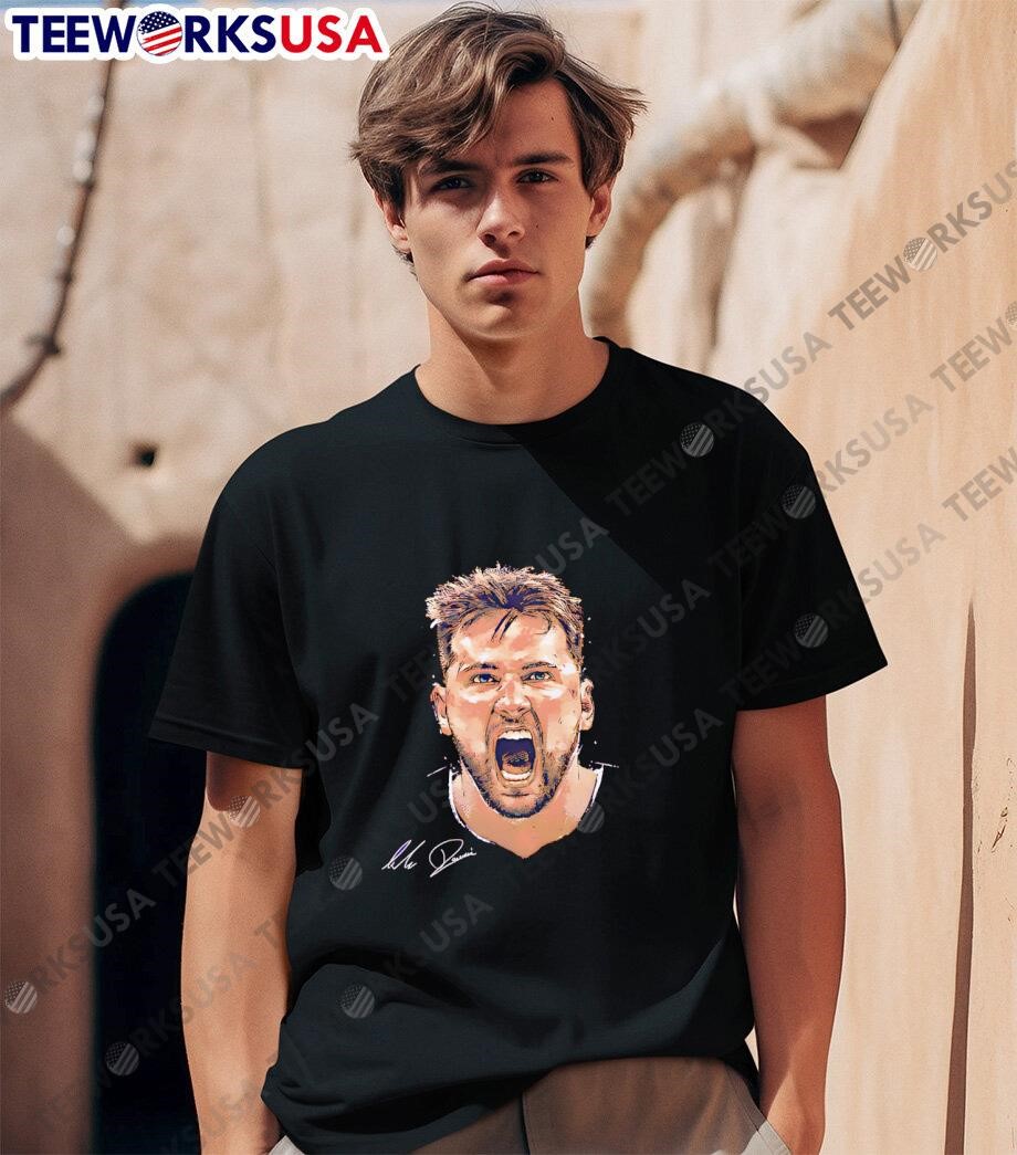 Luka Doncic Los Angeles Lakers Scream big head shirt, hoodie