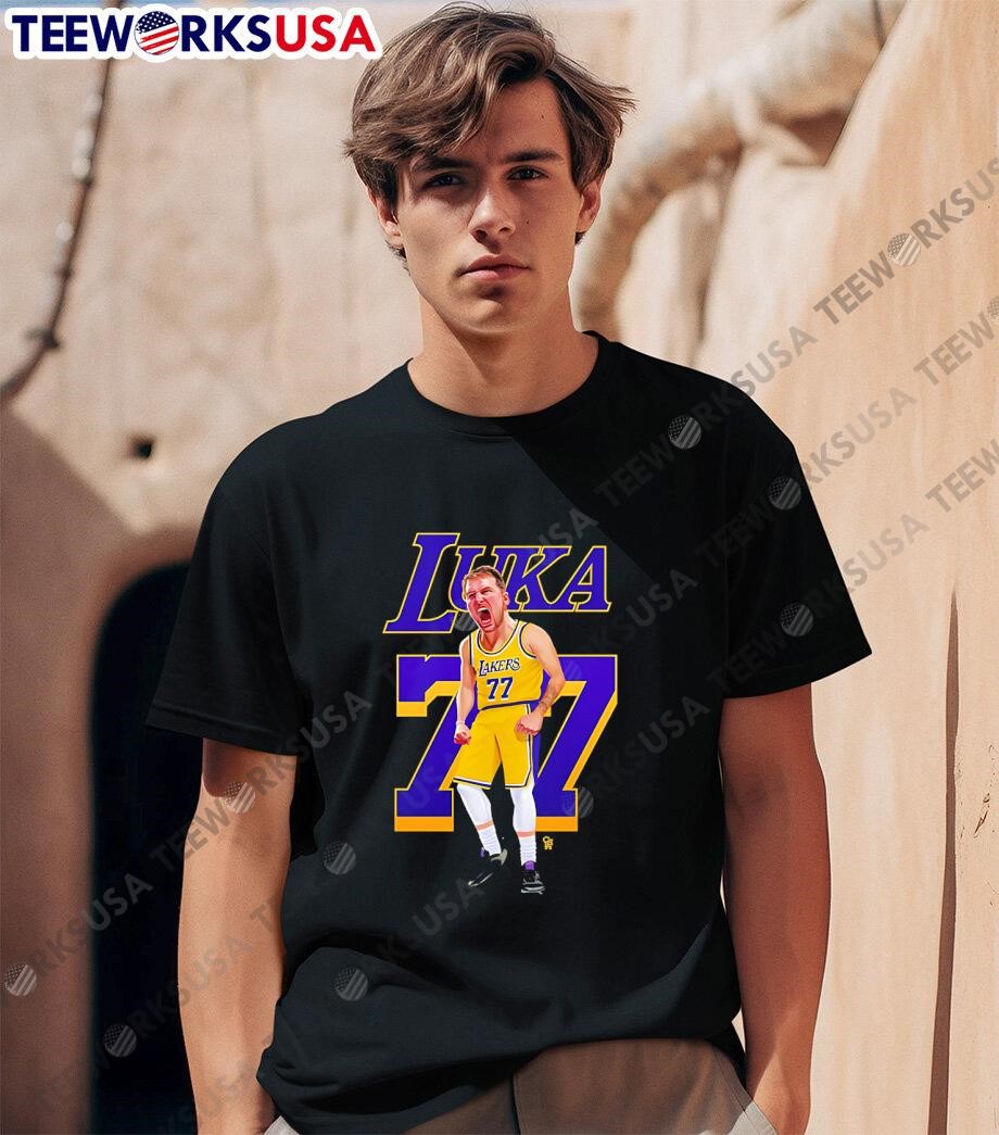 Lakers Dončić 77番 Tシャツ XL