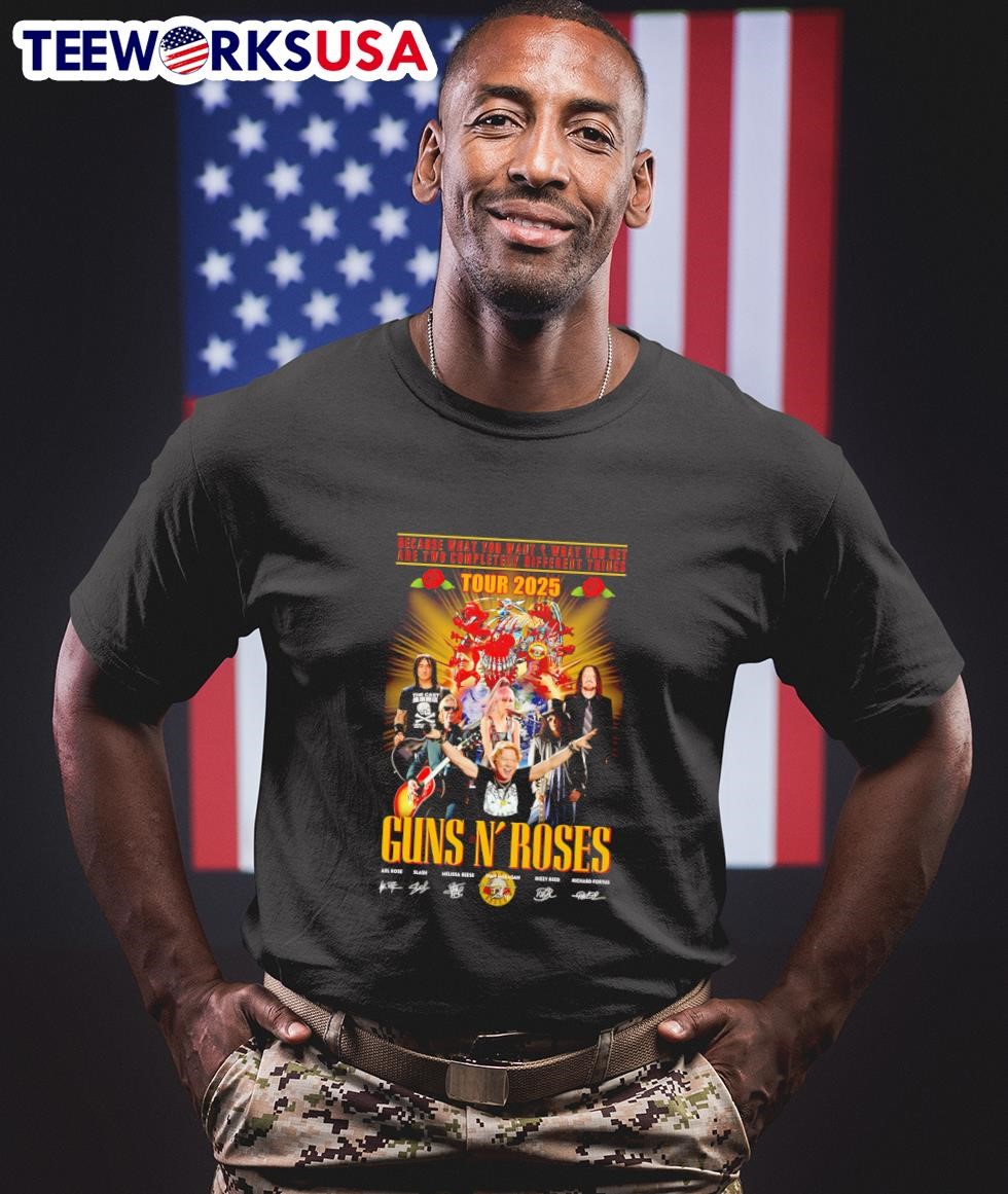 GUNS N' ROSES 2025 TOUR Tシャツ Mサイズ