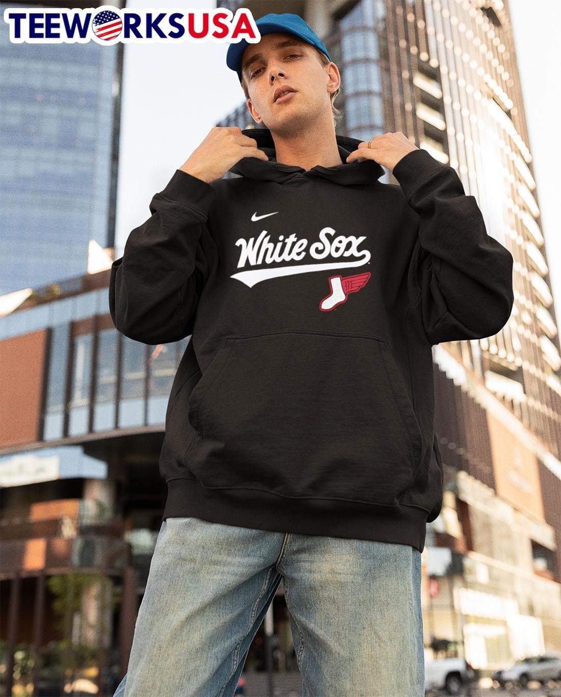 売れ筋商品|||ナイキ カットソー トップス レディース Women's Black Chicago White Sox 2025 City Connect Wordmark T-Shirt Black New Era Women's Chicago White Sox City Connect Black