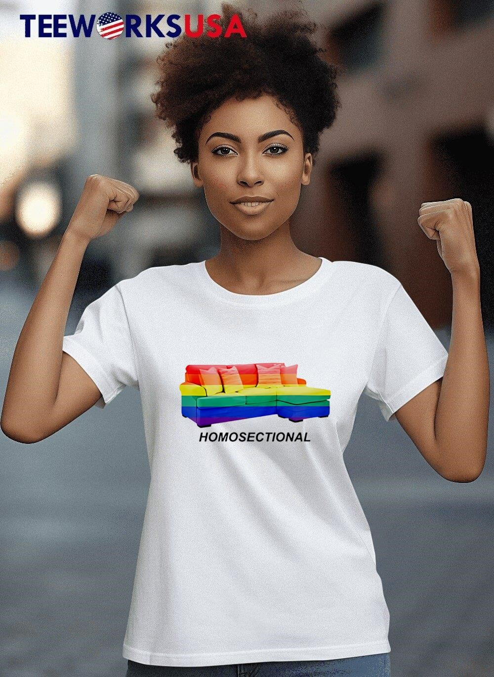 Ex heterosexual rainbow flag lgbt pride t-shirt | tostadora