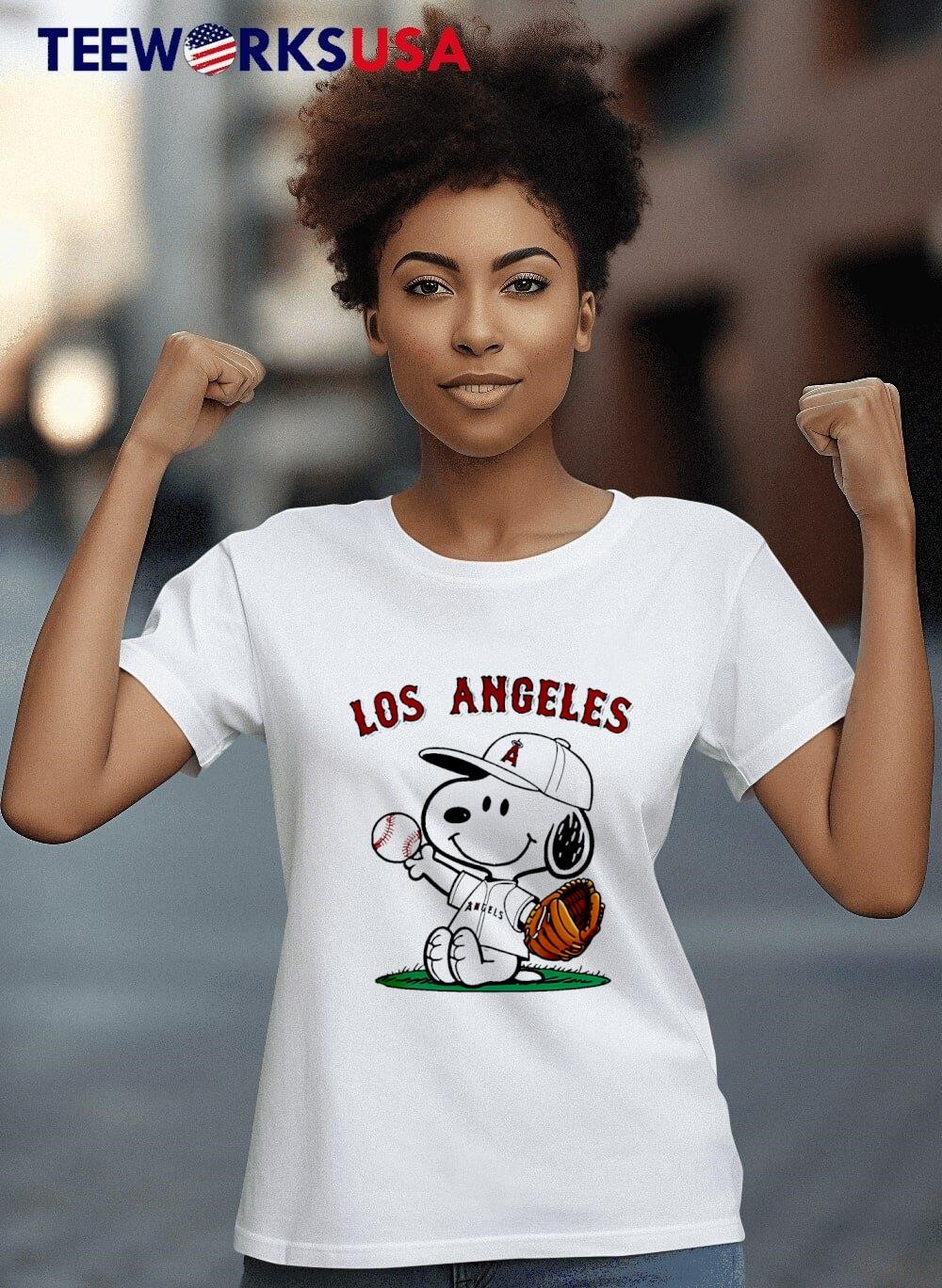Los Angeles Angels Peanuts Snoopy 2025 shirt, hoodie