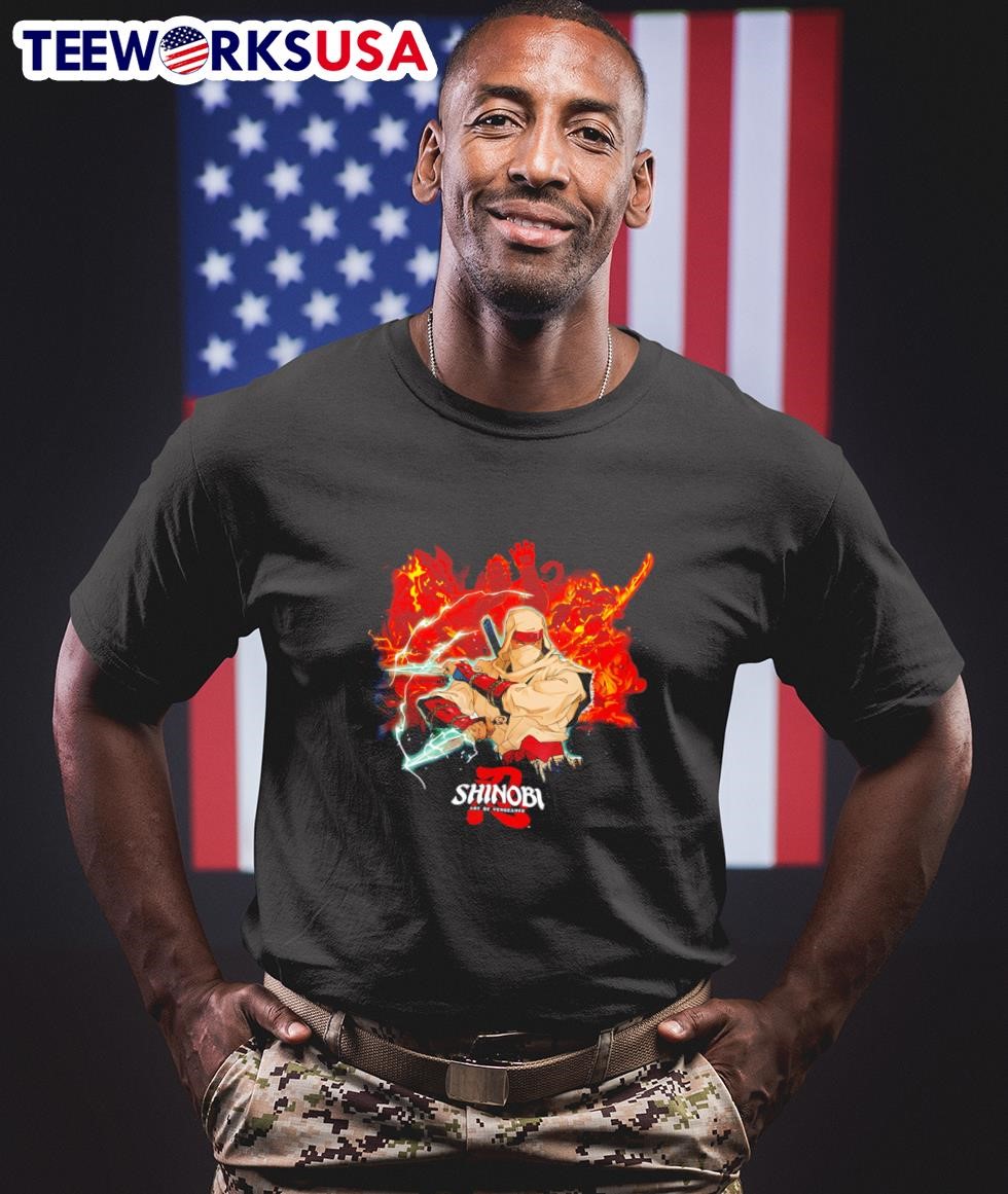 Shinobi Art of Vengeance Joe Musashi and Enemies shirt