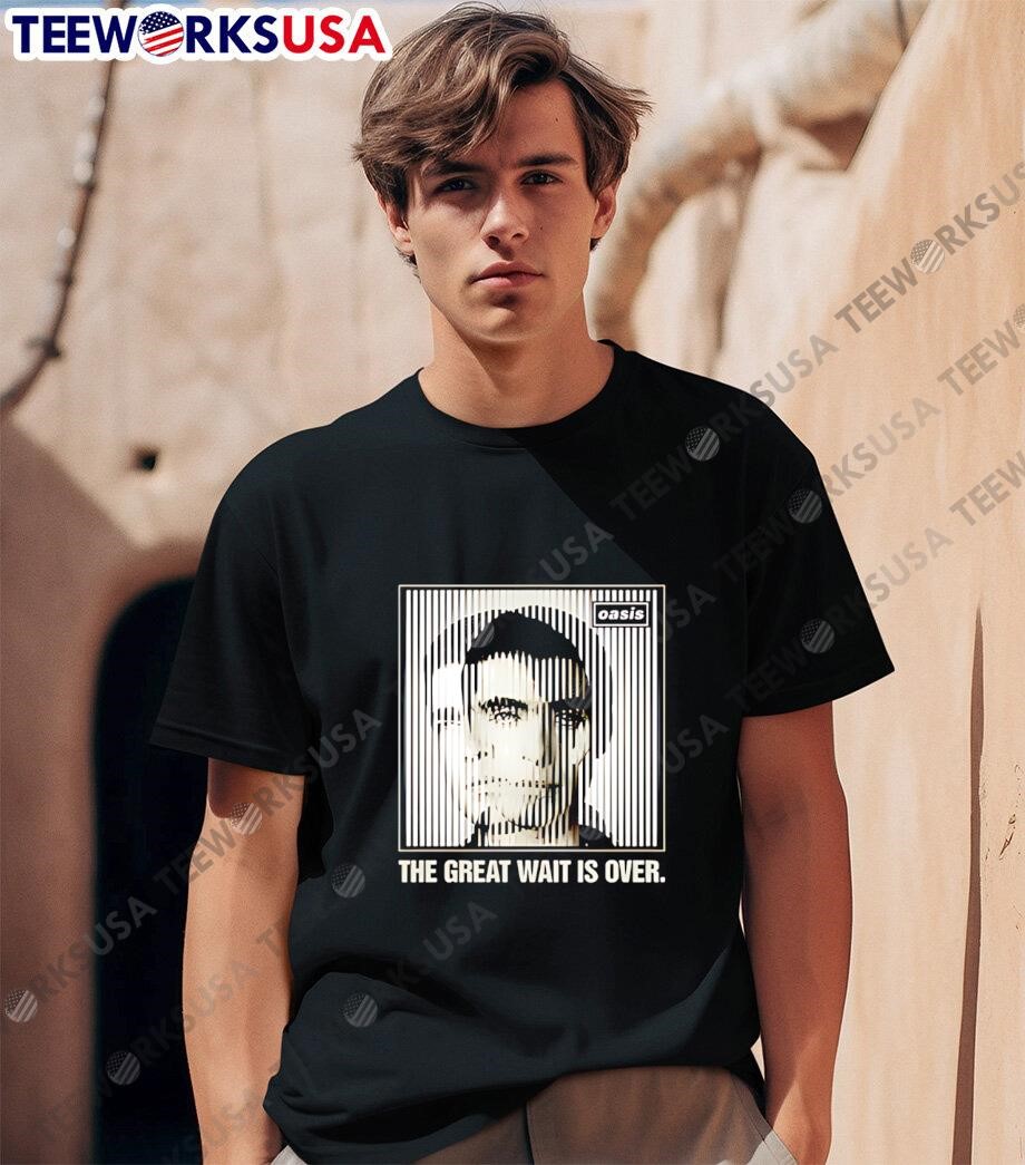 新品★oasis The Great Wait Is Over Tシャツ／M 新品☆oasis The Great Wait Is Over Tシャツ／M