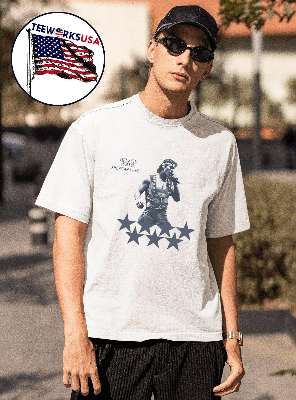 【即購入可】benson boone American heart 公式tシャツ 即購入可】benson boone American heart 公式tシャツ - メルカリ