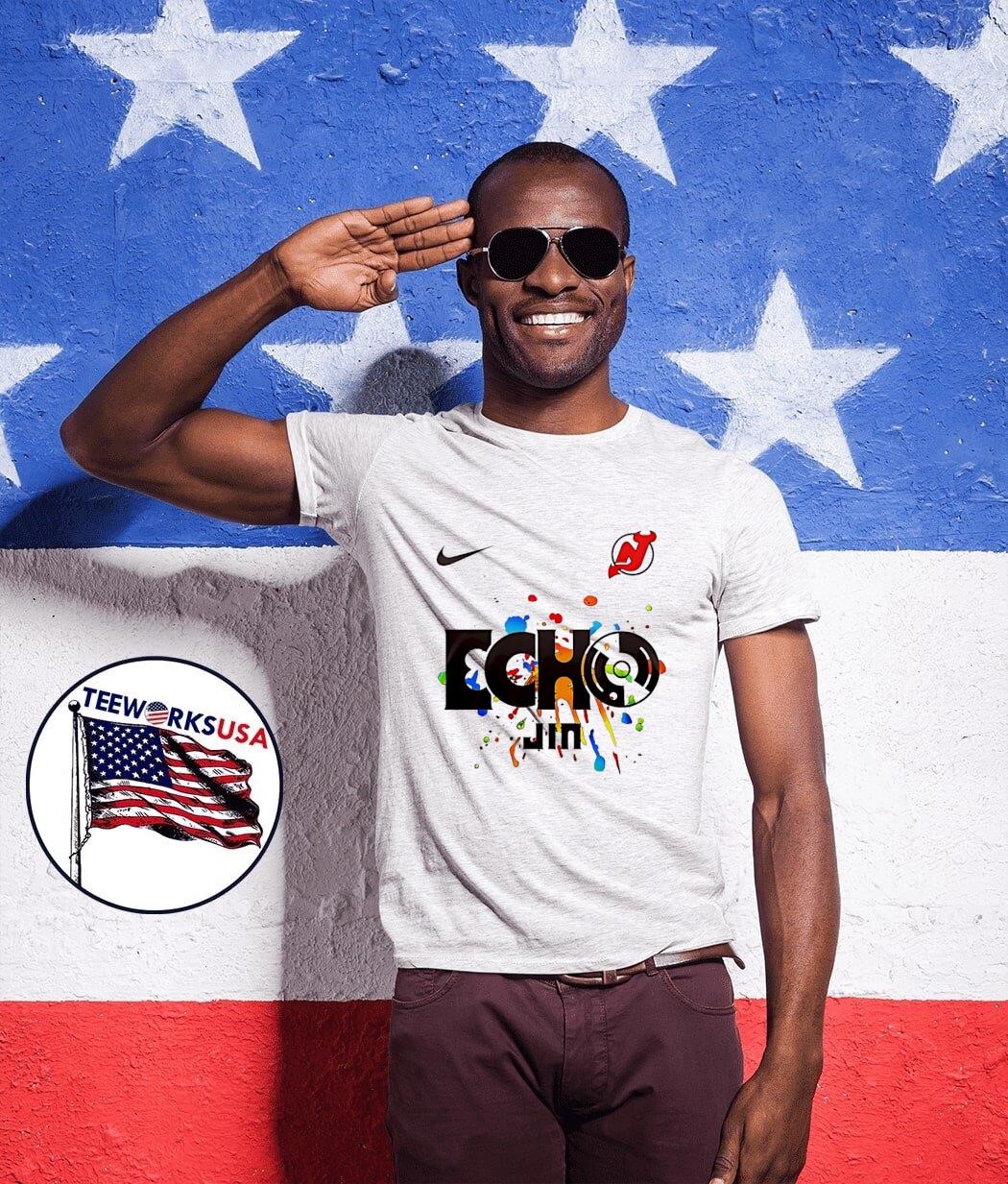 New Jersey Devils x Jin BTS Runseokjin EP Tour 2025 shirt
