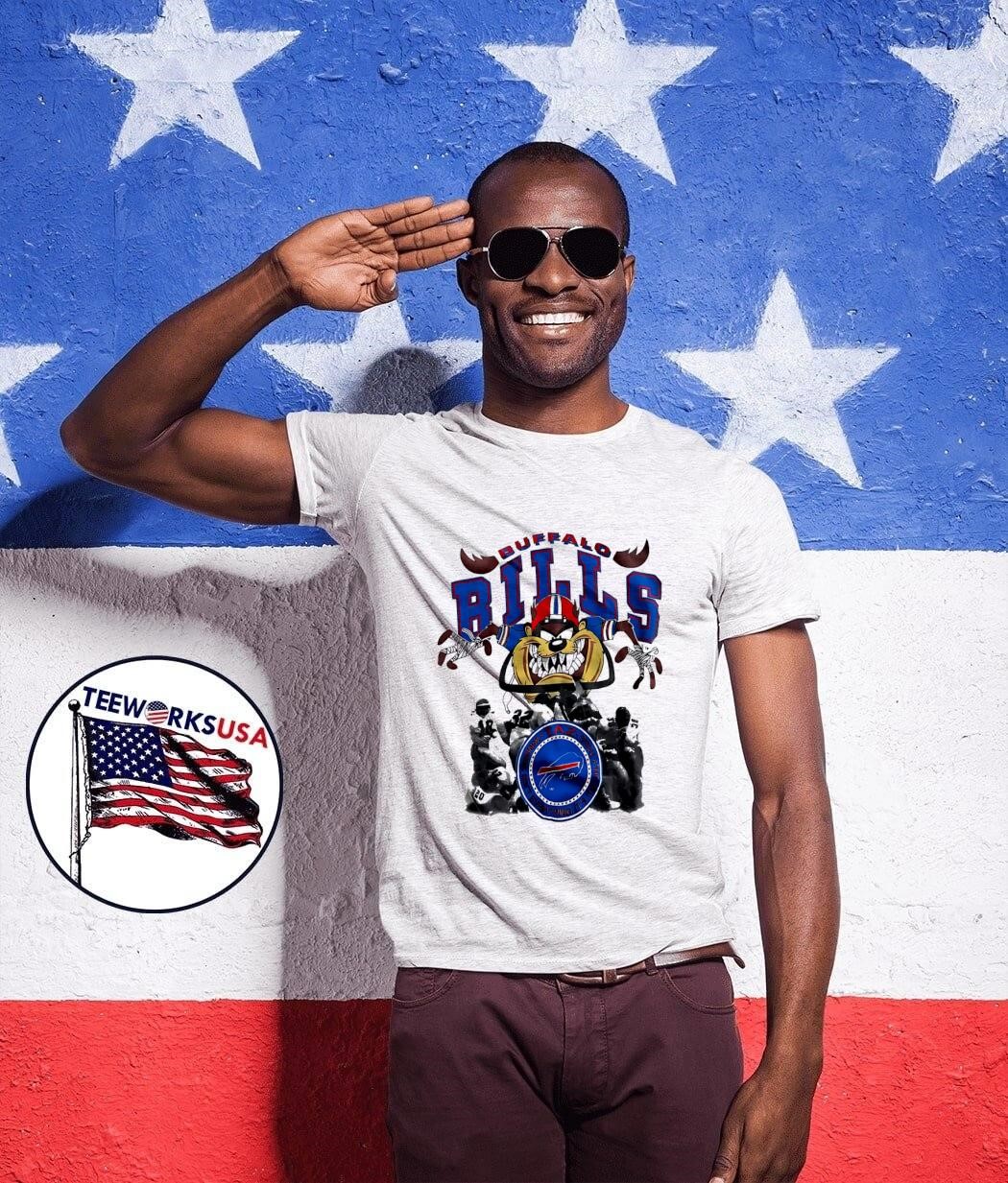 Buffalo Bills Taz cartoon graphic vintage 90s shirt, hoodie