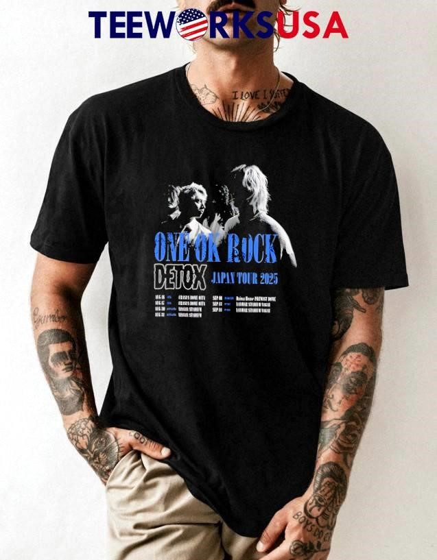 ONE OK ROCK 2025 DETOX JAPAN Tシャツ XL One OK Rock Detox Japan Tour 2025 Merchandise Latin American