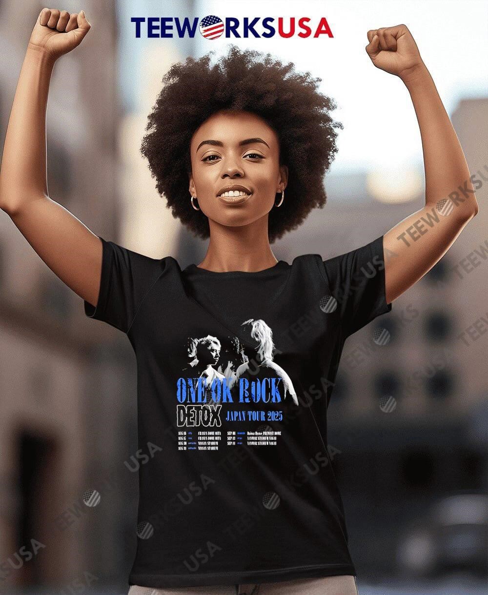 ONE OK ROCK DETAX JAPAN TOUR 2025TシャツXL One OK Rock Detox Japan Tour 2025 Merchandise Latin American